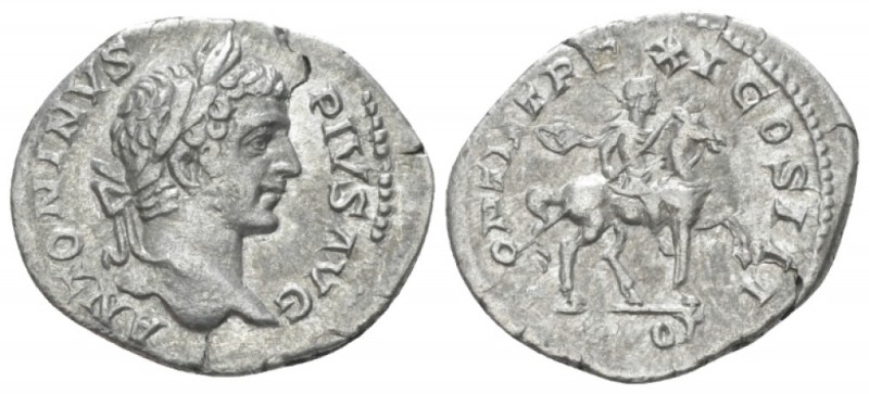 Caracalla, 198-217 Denarius circa 208, AR 20.30 mm., 2.98 g.
Laureate head r. R...