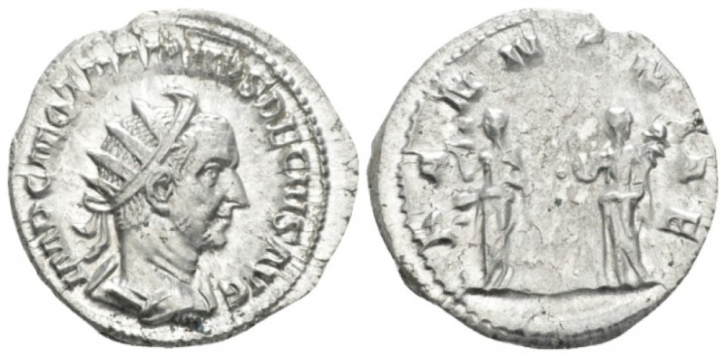 Trajan Decius, 249-251 Antoninianus Rome 249-251, AR 22.00 mm., 3.98 g.
Radiate...