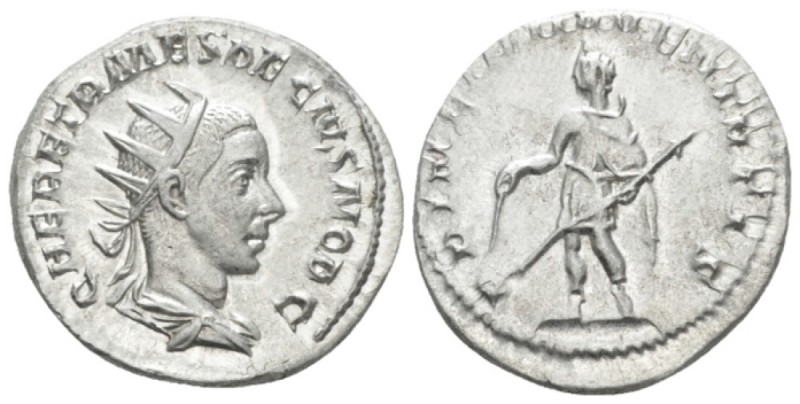 Herennius Etruscus caesar, 250-251 Antoninianus Rome 250-251, AR 22.00 mm., 3.84...