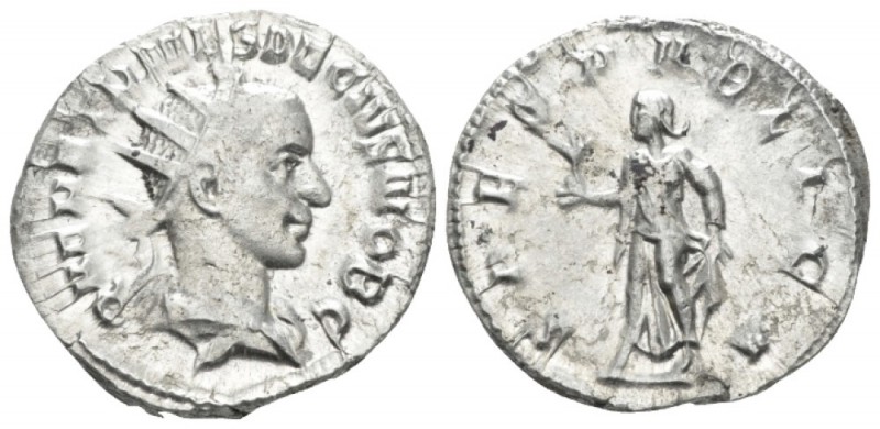 Herennius Etruscus caesar, 250-251 Antoninianus Rome 250-251, AR 22.00 mm., 4.72...