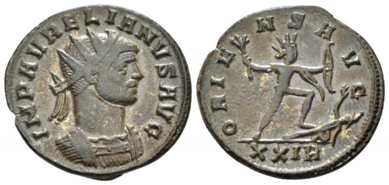 Aurelian, 270-275 Antoninianus Rome 274, billon 22.00 mm., 3.65 g.
Radiate and ...