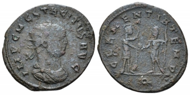 Tacitus, 275-276 Antoninianus Ticinum 275-276, billon 21.00 mm., 3.57 g.
Radiat...