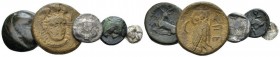 Ionia, Satrap of Lydia and Ionia, Spithridates Lot of 5 coins V century, AR 15.00 mm., 12.81 g.
Lot of 5 coins, including Colophon, Ephesus, Sigeion ...