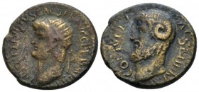 Macedonia, Cassandrea Nero, 54-68 Bronze circa 54-68, Æ 23.00 mm., 7.67 g.
Radiate head l. Rev. COL IVL AVG CASSANDREN Head of Ammon l. RPC 1517.

...