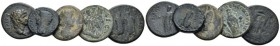 Ionia, Sardes Pseudo-autonomous issue. Lot of 5 bronzes. I-II, Æ 0.00 mm., 22.99 g.
Lot of 5 bronzes.

Very Fine.