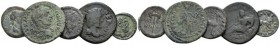 Lydia, Thyatyra Lot of 5 bronzes, i I-II cent., Æ 0.00 mm., 20.76 g.
Lot of 5 bronzes, including: Saitta, Thyatyra (2), Ephesus.

About Very Fine-V...