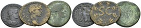 Seleucis ad Pieria, Antioch Trajan, 98-117 Lot of 3 coins I-II cent., Æ 0.00 mm., 
Lot of 3 coins, including: Augustus, Trajan and Philip II tetradra...
