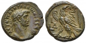 Egypt, Alexandria Gallienus, 253-268 Tetradrachm circa 266-267 (year 14), billon 22.30 mm., 10.50 g.
Laureate and cuirassed bust r. Rev. Eagle standi...