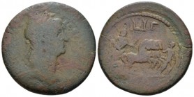 Egypt, Alexandria. Dattari. Trajan, 98-117 Drachm circa 109-110 (year 13), Æ 34.40 mm., 19.55 g.
Laureate head r. Rev. Hades, holding sceptre, and Pe...