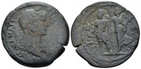 Egypt, Alexandria. Dattari. Trajan, 98-117 Drachm circa 114-115 (year 18), Æ 34.40 mm., 16.87 g.
Laureate, draped and cuirassed bust r. Rev. The Empe...