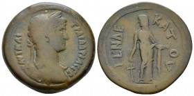 Egypt, Alexandria. Dattari. Hadrian, 117-138 Hemidrachm circa 126-127 (year 11), Æ 28.60 mm., 12.24 g.
Laureate, draped and cuirassed bust r. Rev. L ...