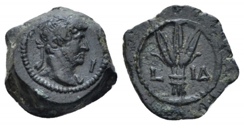 Egypt, Alexandria. Dattari. Hadrian, 117-138 Dichalkon circa 129-130 (year 14), ...