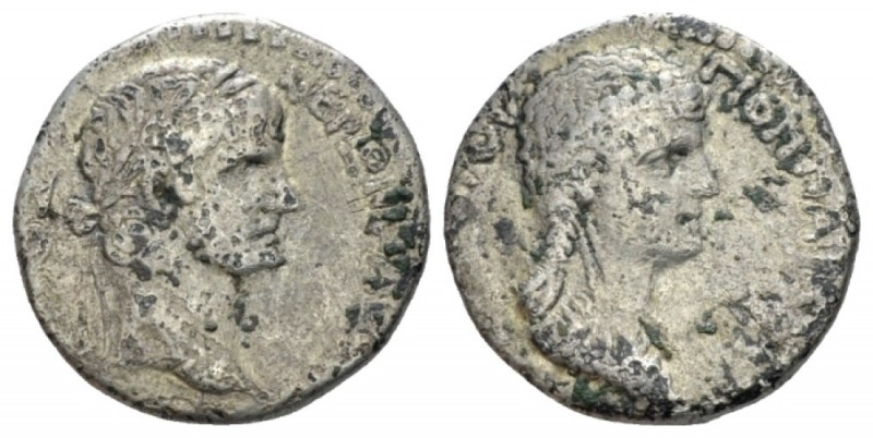 Nero, 54-68 Drachm Antiochia 62-63, AR 11.00 mm., 2.95 g.
Laureate head of Nero...