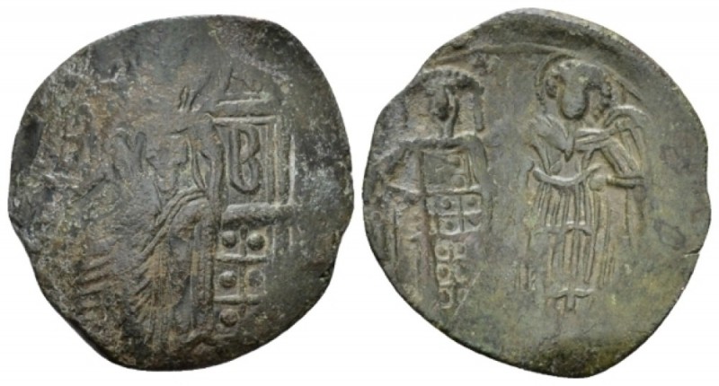 Michael VIII Paleologus, 1261-1282 Trachy Constantinople circa 1261-1282, billon...