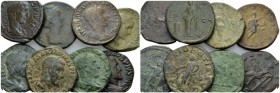 Lot of 10 Sestertii II-II cent, Æ 0.00 mm., 178.00 g.
Lot of 10 Sestertii, including: Philip I, Gordian III, Maximinus, Faustina and a Follis of Cons...