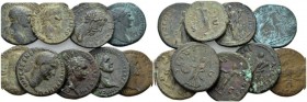 Lot of 11 Sestertii II cent., Æ 0.00 mm., 229.14 g.
Lot of 11 Sestertii, including Maximinus, S. Alexander, Philip, A. Pius, Faustina,

About Very ...