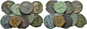 Lot of 9 Asses. I-II cent., Æ 0.00 mm., 98.94 g.
Lot of 9 Asses, including: M. Aurelius, Aurelian, As, Titus, Gordian II, A, Pius provincial bronze
...
