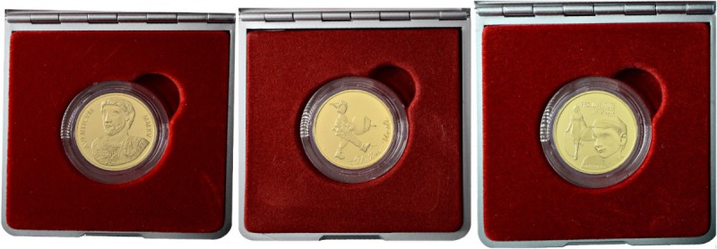 [132.09g]
SCHWEIZ
Gedenkmünzen. 50 Franken 2007-2015. Lot von 13 Exemplaren. A...