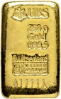 [250.00g]
GOLDBARREN
Diverse Barren. 250 Gramm Goldbarren. Seriennummer A11111. Feingewicht total: 250 Gramm. Mit Zertifikat UBS. FDC / Uncirculated...