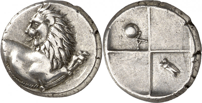 (386-338 a.C.). Tracia. Cherronesos. Hemidracma. (S. 1604 var) (CNG. III, 1437)....