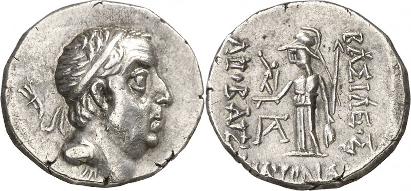 Reino de Capadocia. Ariobarzanes I, Filoromaios (95-63 a.C.). Dracma. (S. 7302 s...