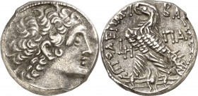 Egipto Ptolemaico. (73-72 a.C.). Ptolomeo XII, Neo Dionisos (80-58/55-51 a.C.). Tetradracma. (S. 7945). 13,60 g. MBC+/EBC-.