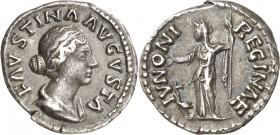 (161-175 d.C.). Faustina hija. Denario. (Spink 5256) (S. 139a) (RIC. 696). 3,50 g. MBC+.