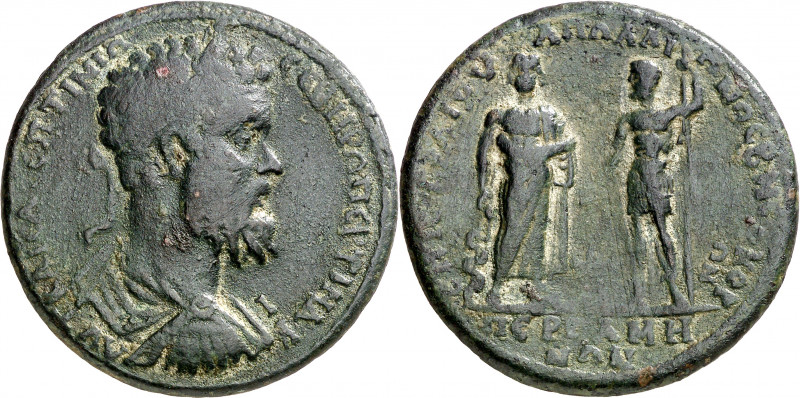 s/d. Septimio Severo. Misia. Pérgamo. AE 40. (S.GIC. 2179 var) (BMC. XV, falta)....