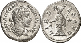 (220-221 d.C.). Eliogábalo. Denario. (Spink 7523 var) (S. 92) (RIC. 107). 3,31 g. EBC.