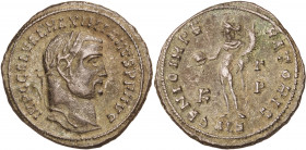 (308-310 d.C.). Galerio Maximiano. Alejandría. Follis. (Spink 14524) (Co. 48) (RIC. 101a). 6,69 g. MBC+.