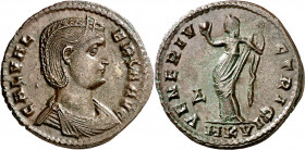 (308-309 d.C.). Galeria Valeria. Cyzicus. Follis. (Spink 14597) (Co. 2) (RIC. 46). 6,25 g. EBC-.