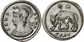 (330-333 d.C.). Constantino I. Heraclea. AE 19. (Spink 16517) (Co. 17) (RIC. 114). 2,46 g. EBC-.