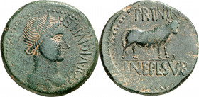 Celsa (Velilla de Ebro). As. (FAB. 794) (ACIP. 1494). Pátina verde. 15,19 g. MBC.