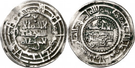 Califato. AH 381. Hixem II. Al Andalus. Dirhem. (V. 514) (Fro. 65). 3,01 g. MBC.