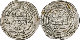 Califato. AH 387. Hixem II. Al Andalus. Dirhem. (V. 533) (Fro. 44). Ex Áureo 24/01/2001, nº 413. 3,84 g. MBC+.