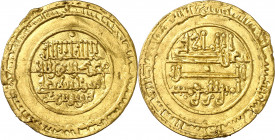 Almorávides. AH 516. Ali. Almería. Dinar. (V. 1647) (Hazard 284). 3,95 g. MBC.