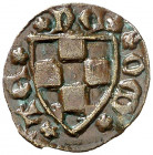 Comtat d'Urgell. Teresa d'Entença (1314-1328). Balaguer. Pugesa. (Cru.V.S 132.2) (Cru.C.G 1949b). T latina. Bella. 0,35 g. EBC-.