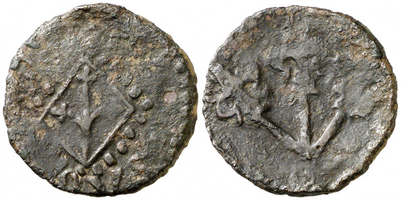 Lleida. Pugesa. (Cru.L. falta) (Cru.C.G. 3768). Factura tosca. Escasa. 1,93 g. M...