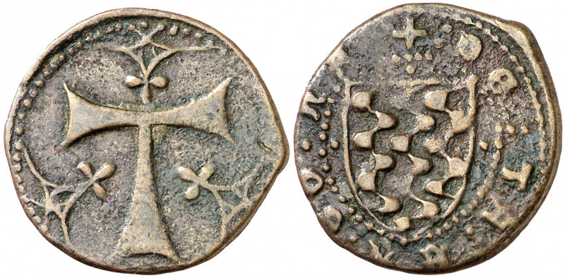 Tarragona. Senyal. (Cru.L. 2150.1) (Cru.C.G. 3866). 4,90 g. MBC+.