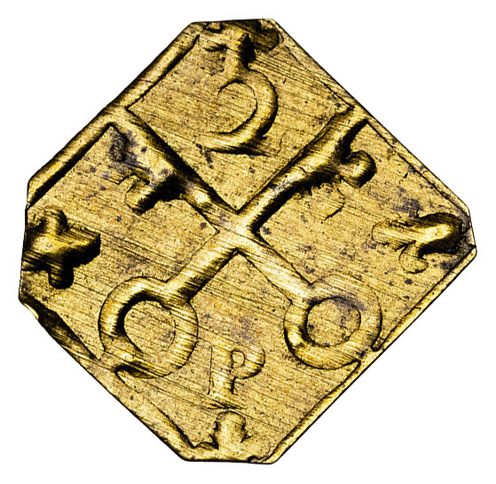Vic. La Seu. Pellofa. (Cru.L. 2274 var). Valor: 2. Puntas recortadas. Latón. 0,2...