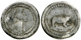 Campos. Plom. (Cru.L. 2400). Ex Áureo & Calicó 05/02/2015, nº 2656. Escaso. 1,65 g. BC.