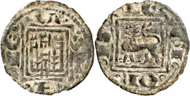 Alfonso X (1252-1284). Murcia. Pugesa. (AB. 285, como óbolo) (M.M.A10:14.27). Ligero doblez. Escasa. 0,51 g. MBC.