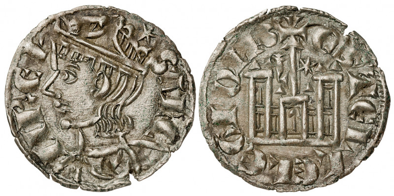 Sancho IV (1284-1295). León. Cornado. (AB. 299.1). Atractiva. 0,66 g. EBC-.