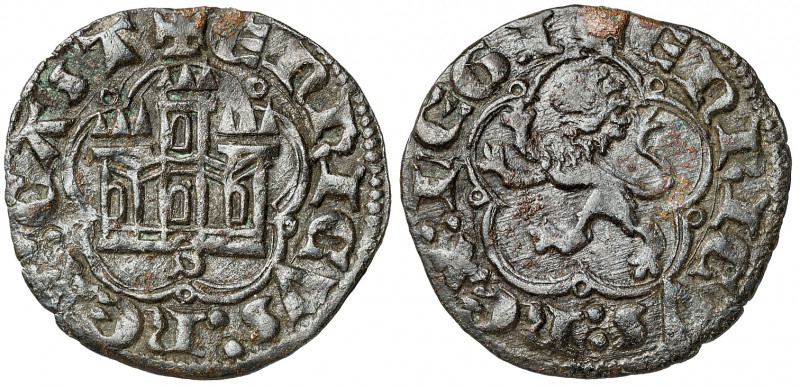 Enrique III (1390-1406). Sevilla. Media blanca. (AB. 607 var) (Imperatrix E3:4.5...