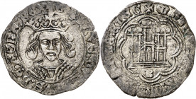 Enrique IV (1454-1474). Burgos. Cuartillo. (AB. 739). Atractiva. 3,12 g. MBC+.