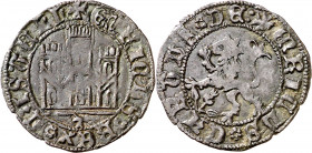 Enrique IV (1454-1474). Toledo. Maravedí. (AB. 807 var). Buen ejemplar. Escasa. 2,16 g. MBC+.