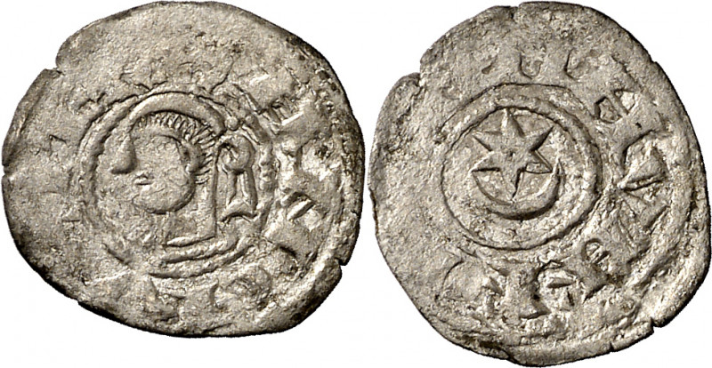 Sancho el Fuerte (1194-1234). Navarra. Óbolo. (Cru.V.S. 225) (R.Ros 3.9.7 var 2)...
