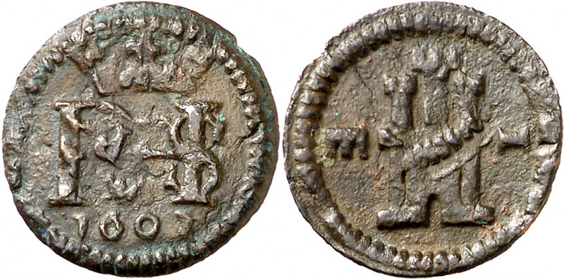 1602. Felipe III. Segovia. 1 maravedí. (AC. 111). Acueducto horizontal. Escasa. ...