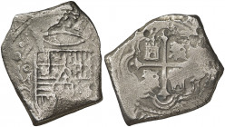 (16)76. Carlos II. México. G. 8 reales. (AC. 637). Oxidaciones marinas limpiadas. Ex Colección Gaspar de Portolà 12/12/2019, nº 295. Ex Colección Extr...
