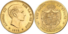 1878*1962. Franco. DEM. 10 pesetas. (AC. 168). 3,24 g. S/C-.